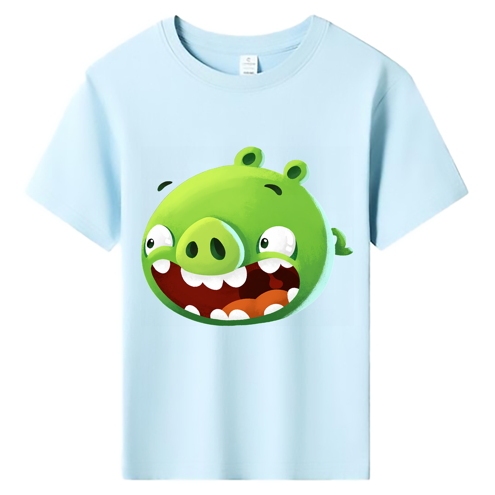 （画像用） Angry Birds アングリーバード 綿100％キッズTシャツ（フロントプリント）